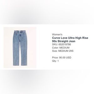 Curve Love 90’s Straight Jeans